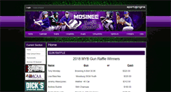 Desktop Screenshot of mosineeyouthbaseball.com
